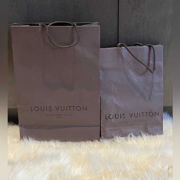 Set of 2 Louis vuitton shopping bags Authentic - Picture 7 of 9